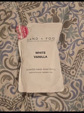 Sand + Fog White Vanilla Scented Hand Soap Refill